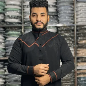 আরামদায়ক ১০০% চায়না স্টিচ এর স্মার্ট পাঞ্জাবি (027)