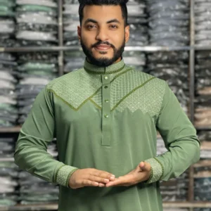 আরামদায়ক ১০০% চায়না স্টিচ এর স্মার্ট পাঞ্জাবি (30)