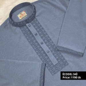 আরামদায়ক ১০০% চায়না স্টিচ এর স্মার্ট পাঞ্জাবি (34)