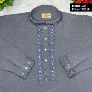 আরামদায়ক ১০০% চায়না স্টিচ এর স্মার্ট পাঞ্জাবি (42)